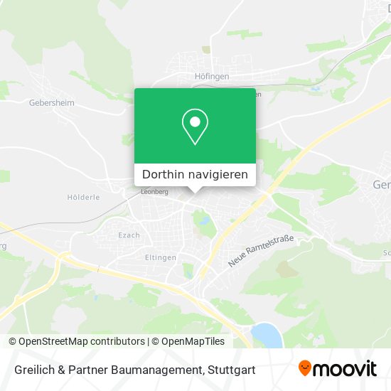 Greilich & Partner Baumanagement Karte