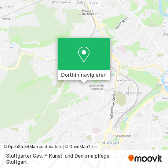 Stuttgarter Ges. F. Kunst. und Denkmalpflege Karte