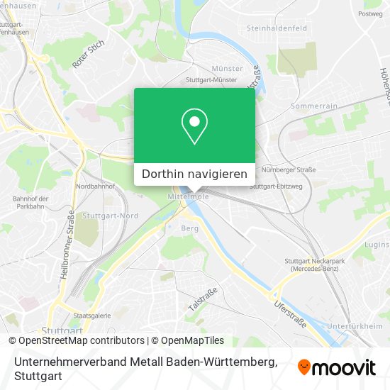 Unternehmerverband Metall Baden-Württemberg Karte