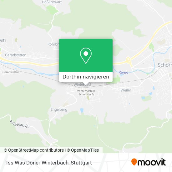 Iss Was Döner Winterbach Karte