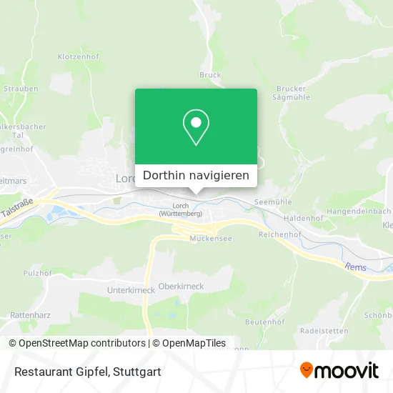 Restaurant Gipfel Karte