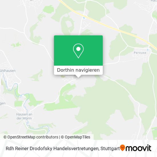 Rdh Reiner Drodofsky Handelsvertretungen Karte