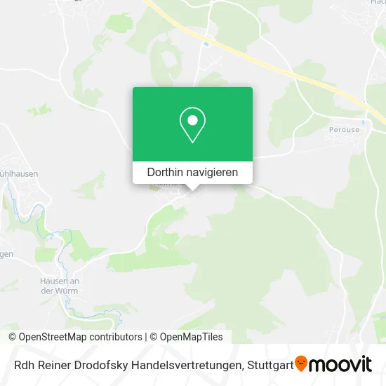 Rdh Reiner Drodofsky Handelsvertretungen Karte