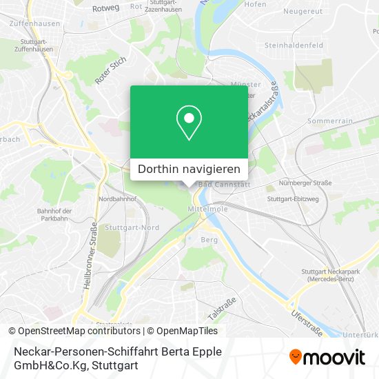 Neckar-Personen-Schiffahrt Berta Epple GmbH&Co.Kg Karte