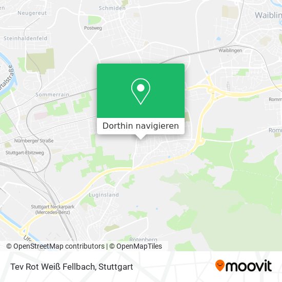 Tev Rot Weiß Fellbach Karte