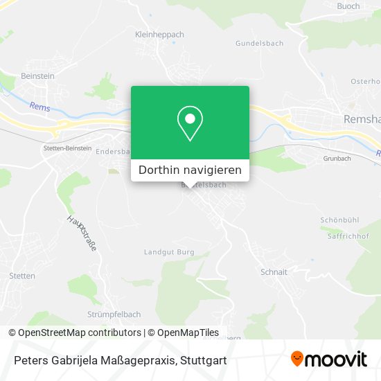 Peters Gabrijela Maßagepraxis Karte
