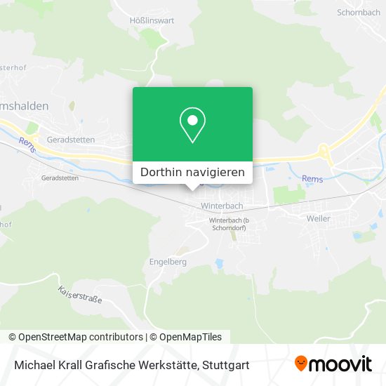 Michael Krall Grafische Werkstätte Karte