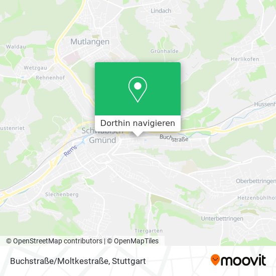 Buchstraße/Moltkestraße Karte