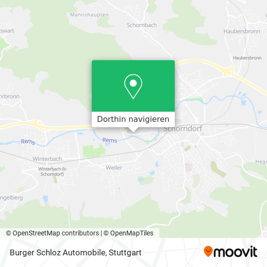 Burger Schloz Automobile Karte