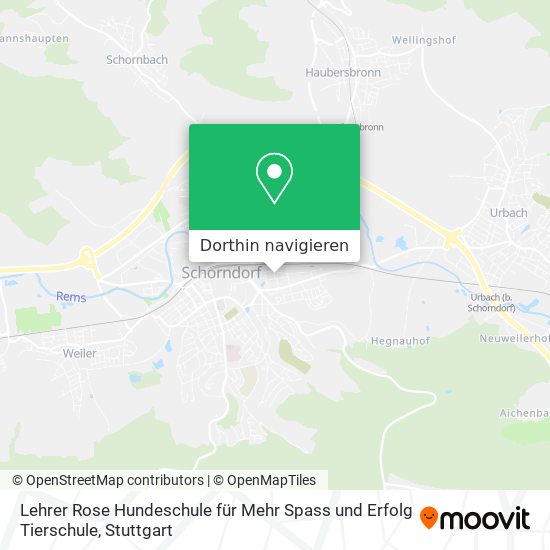 Lehrer Rose Hundeschule für Mehr Spass und Erfolg Tierschule Karte