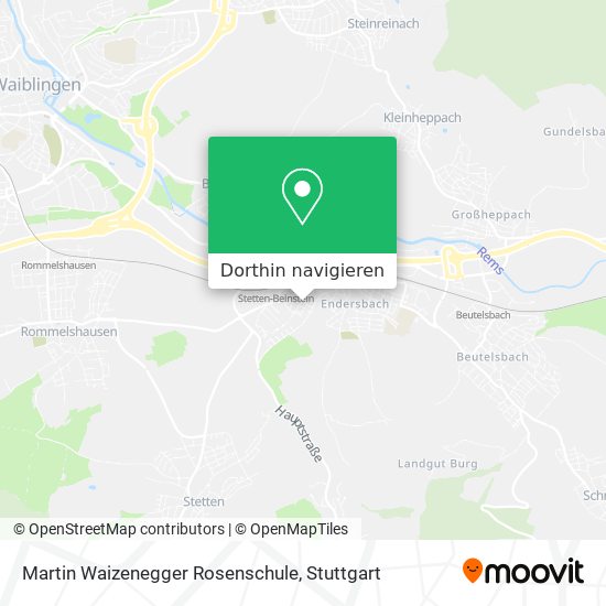 Martin Waizenegger Rosenschule Karte