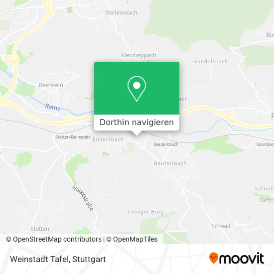 Weinstadt Tafel Karte