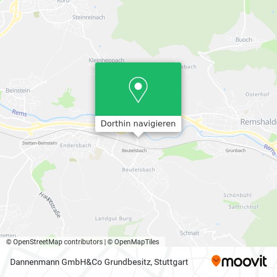 Dannenmann GmbH&Co Grundbesitz Karte