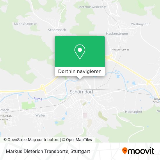 Markus Dieterich Transporte Karte