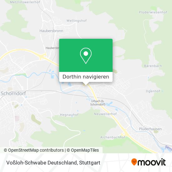 Voßloh-Schwabe Deutschland Karte