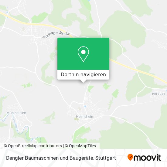 Dengler Baumaschinen und Baugeräte Karte