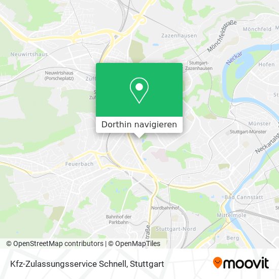 Kfz-Zulassungsservice Schnell Karte