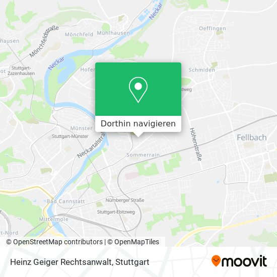 Heinz Geiger Rechtsanwalt Karte