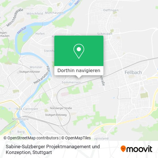 Sabine-Sulzberger Projektmanagement und Konzeption Karte
