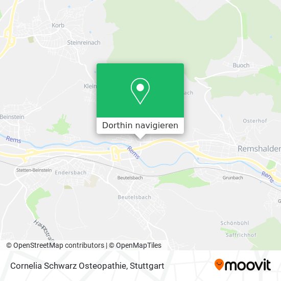Cornelia Schwarz Osteopathie Karte