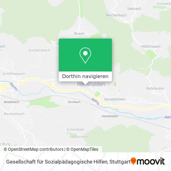 Gesellschaft für Sozialpädagogische Hilfen Karte