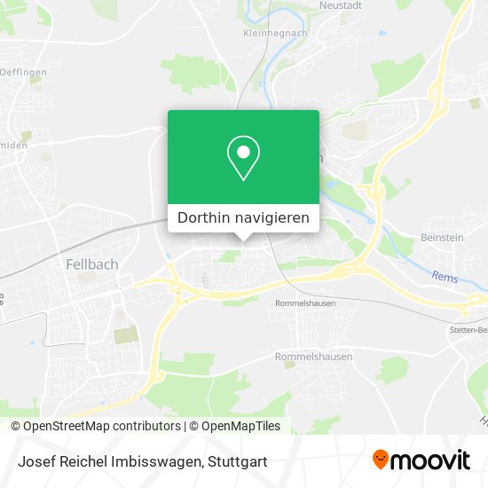 Josef Reichel Imbisswagen Karte