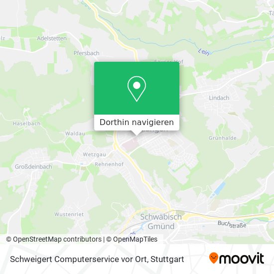 Schweigert Computerservice vor Ort Karte