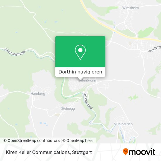 Kiren Keller Communications Karte