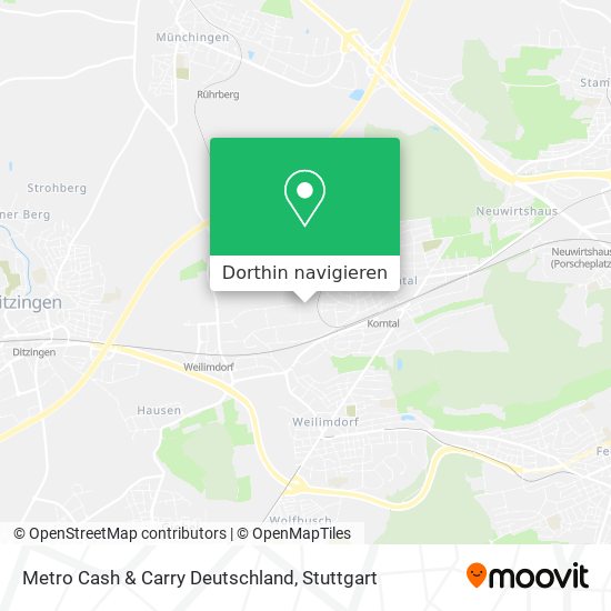 Metro Cash & Carry Deutschland Karte