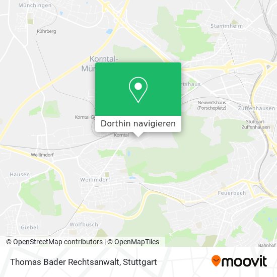 Thomas Bader Rechtsanwalt Karte