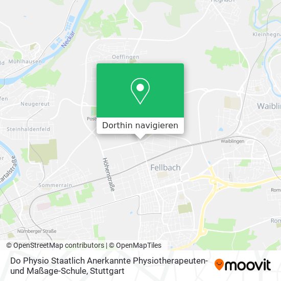 Do Physio Staatlich Anerkannte Physiotherapeuten- und Maßage-Schule Karte