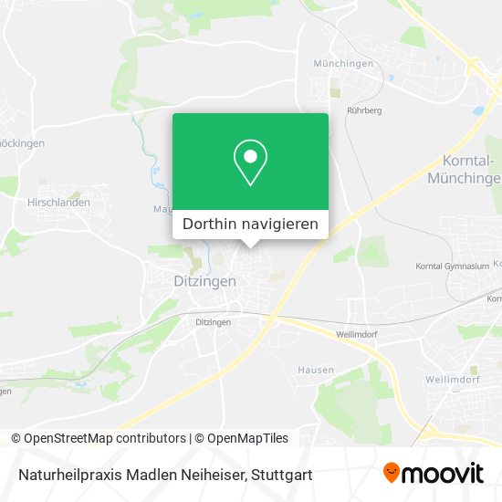 Naturheilpraxis Madlen Neiheiser Karte
