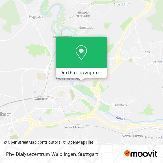 Phv-Dialysezentrum Waiblingen Karte