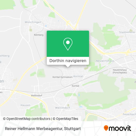 Reiner Hellmann Werbeagentur Karte