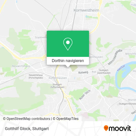 Gotthilf Glock Karte