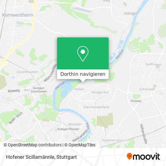 Hofener Scillamännle Karte