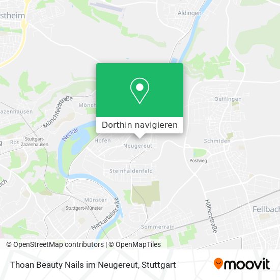 Thoan Beauty Nails im Neugereut Karte