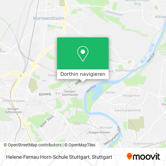 Helene-Fernau-Horn-Schule Stuttgart Karte