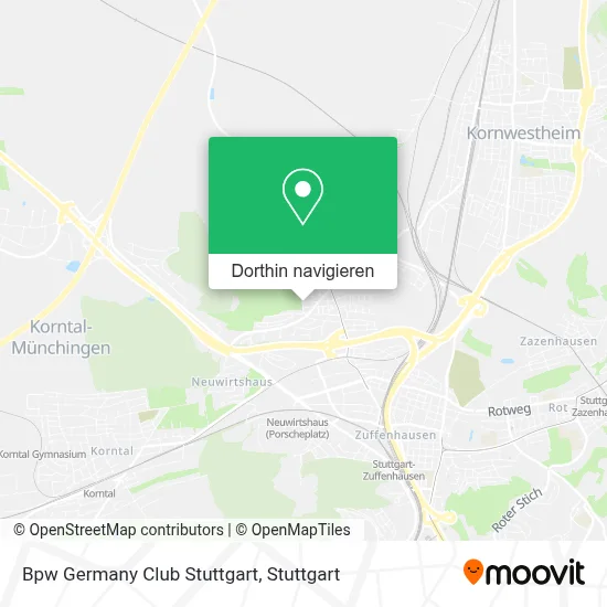 Bpw Germany Club Stuttgart Karte