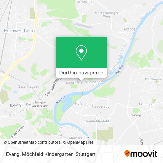 Evang. Möchfeld Kindergarten Karte