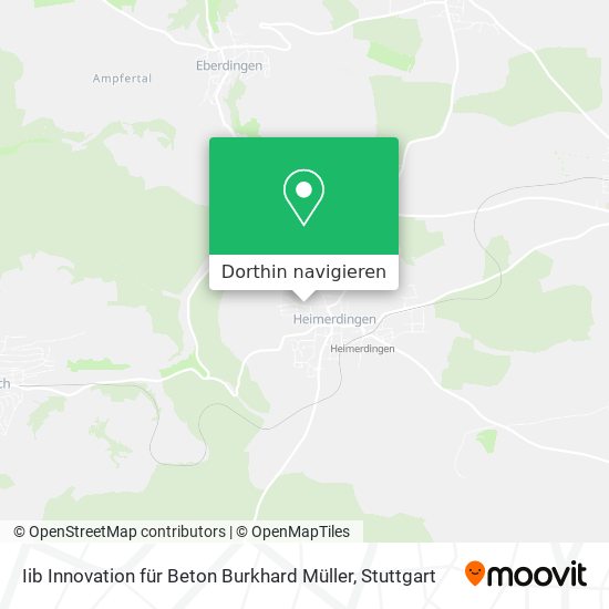 Iib Innovation für Beton Burkhard Müller Karte