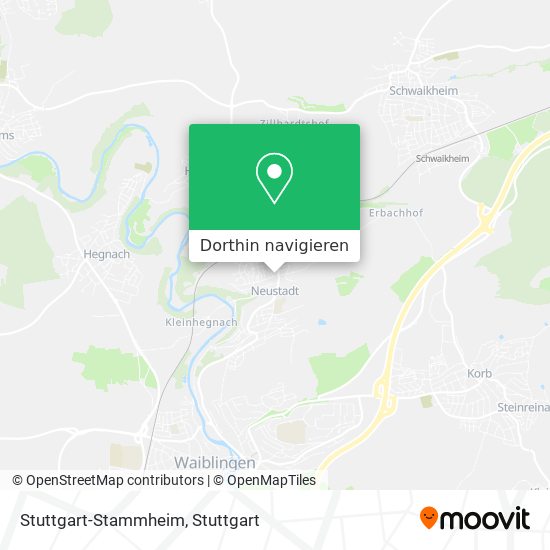 Stuttgart-Stammheim Karte