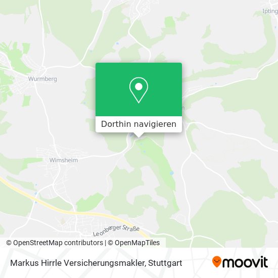 Markus Hirrle Versicherungsmakler Karte