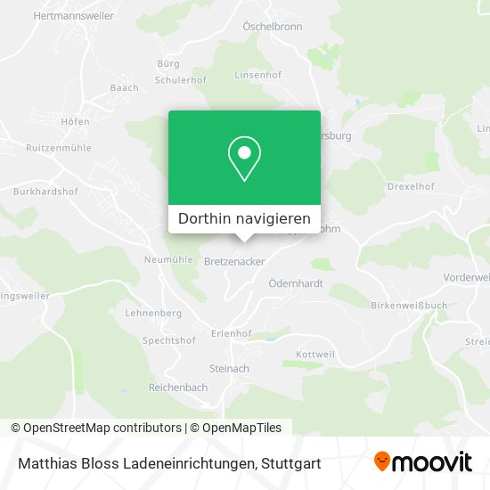 Matthias Bloss Ladeneinrichtungen Karte