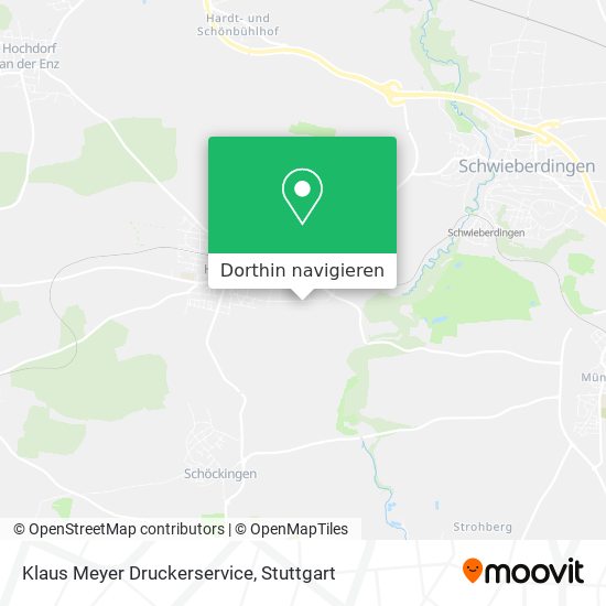 Klaus Meyer Druckerservice Karte