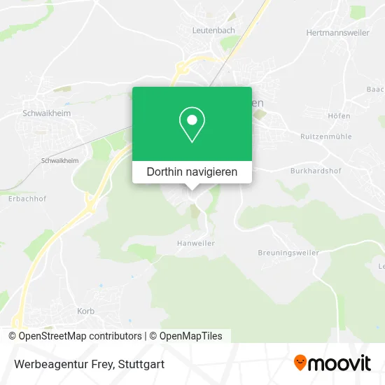 Werbeagentur Frey Karte