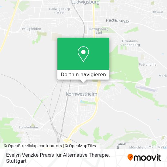 Evelyn Venzke Praxis für Alternative Therapie Karte