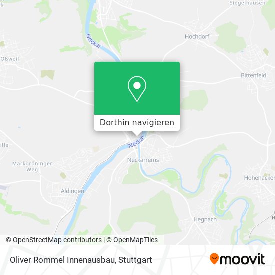 Oliver Rommel Innenausbau Karte