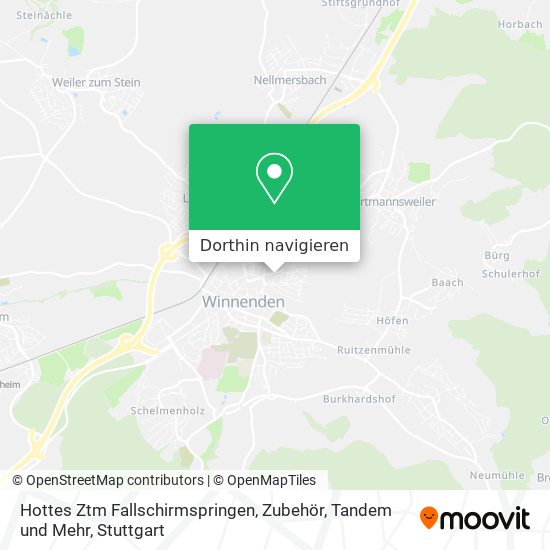 Hottes Ztm Fallschirmspringen, Zubehör, Tandem und Mehr Karte