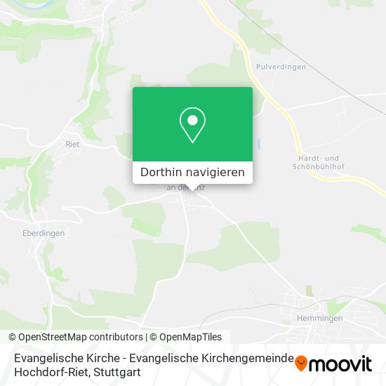 Evangelische Kirche - Evangelische Kirchengemeinde Hochdorf-Riet Karte